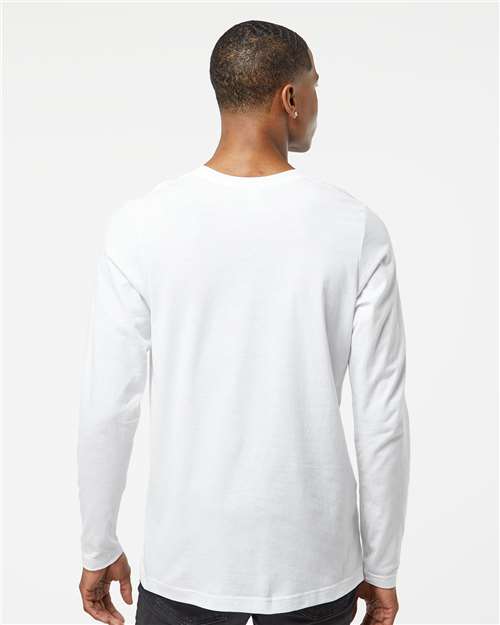 White Premium Cotton Long Sleeve T-Shirt - 591