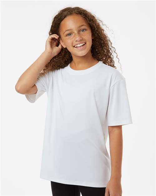 White Pro-Lock Youth Performance T-Shirt - 48000Y
