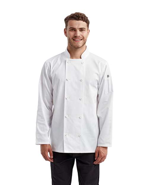 White Recycled Chef Coat - RP657