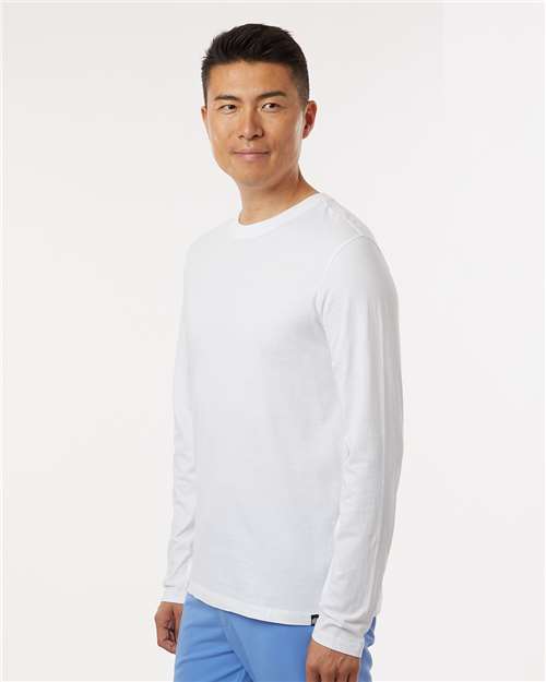 White RegenX Cotton Underscrub Long Sleeve T-Shirt - M30002U