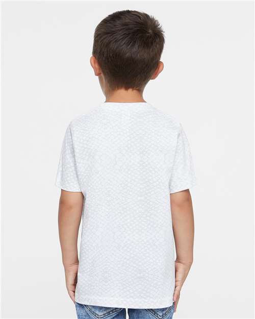 White Reptile Toddler Fine Jersey Tee - 3321