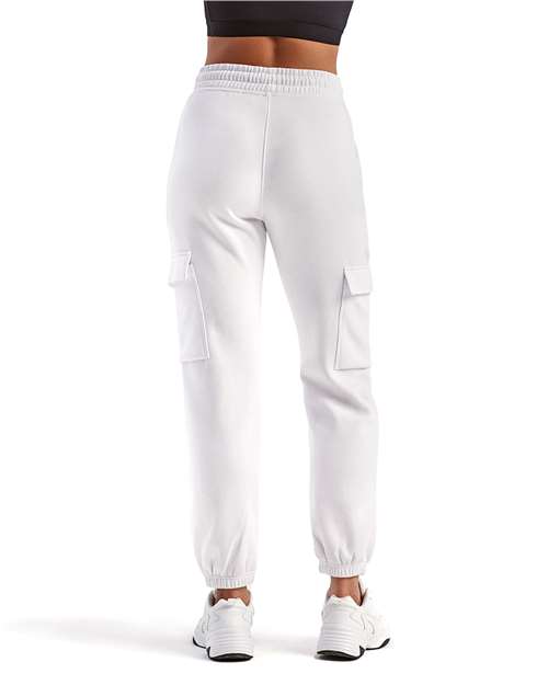 White Riley Cargo Jogger - TD604