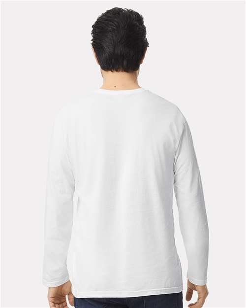 White Softstyle® Long Sleeve T-Shirt - 64400