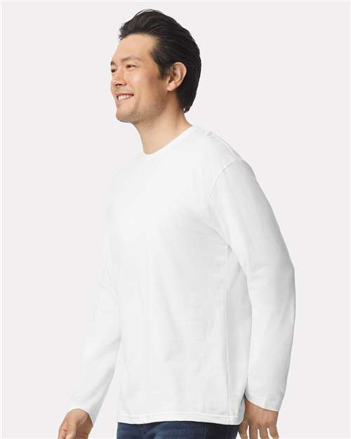 White Softstyle® Long Sleeve T-Shirt - 64400