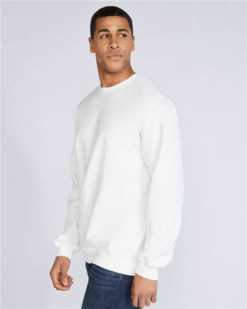 White Softstyle® Midweight Crewneck Sweatshirt - SF000