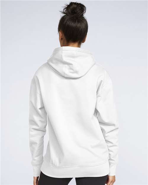 White Softstyle® Midweight Hooded Sweatshirt - SF500