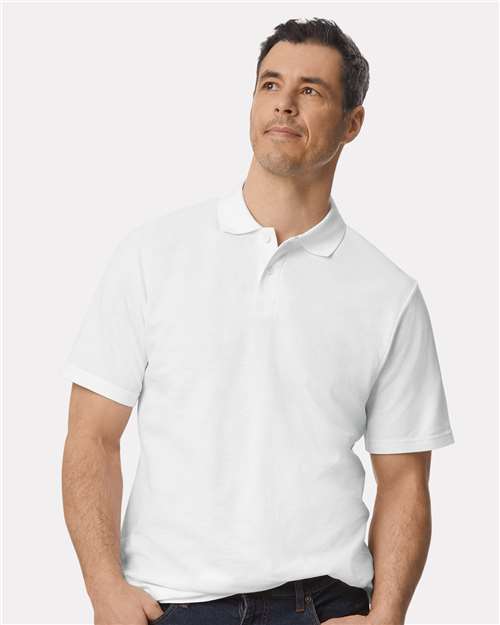 White Softstyle® Pique Polo - 64800