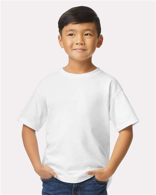White Softstyle® Youth Midweight T-Shirt - 65000B