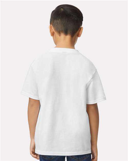 White Softstyle® Youth Midweight T-Shirt - 65000B