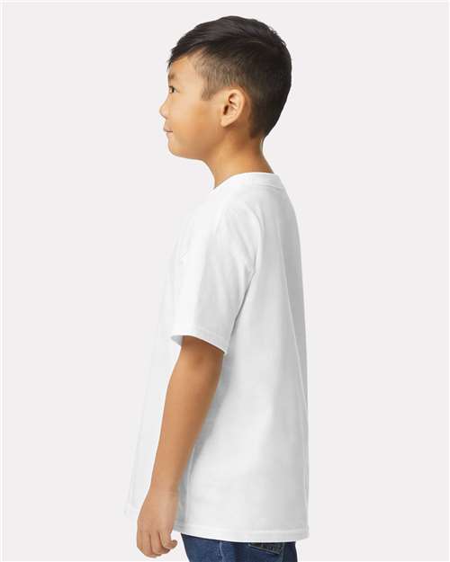 White Softstyle® Youth Midweight T-Shirt - 65000B