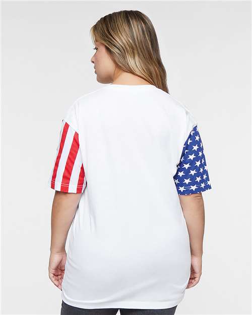 White Stars & Stripes T-Shirt - 3976