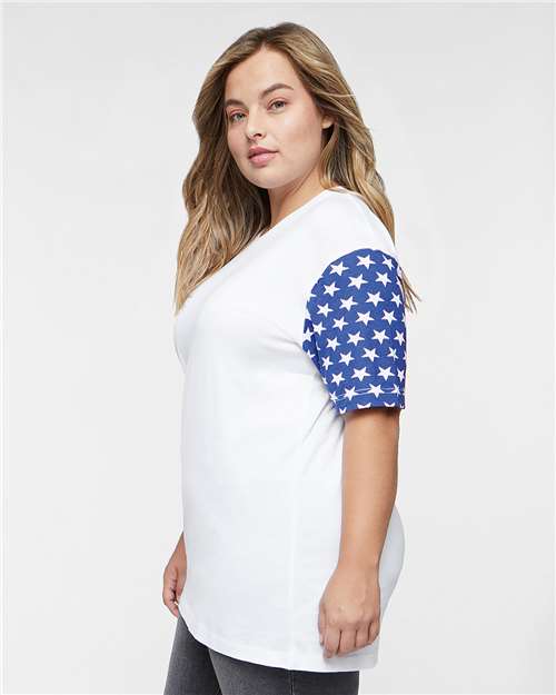 White Stars & Stripes T-Shirt - 3976