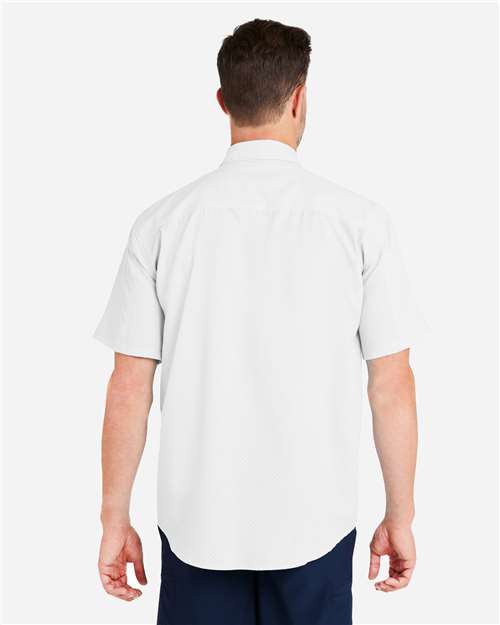 White Tide Point Short Sleeve Shirt - H150171