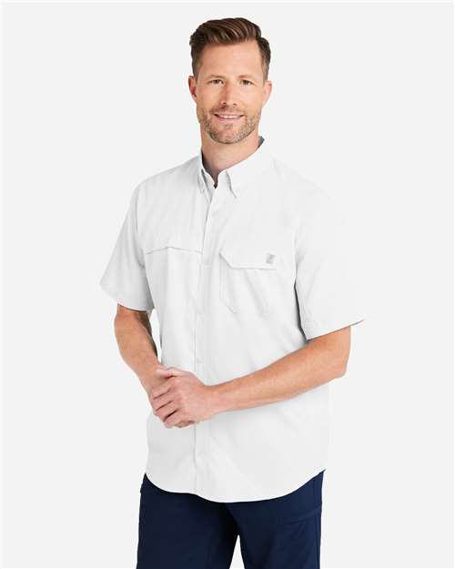 White Tide Point Short Sleeve Shirt - H150171