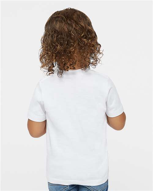 White Toddler Fine Jersey Tee - 3321