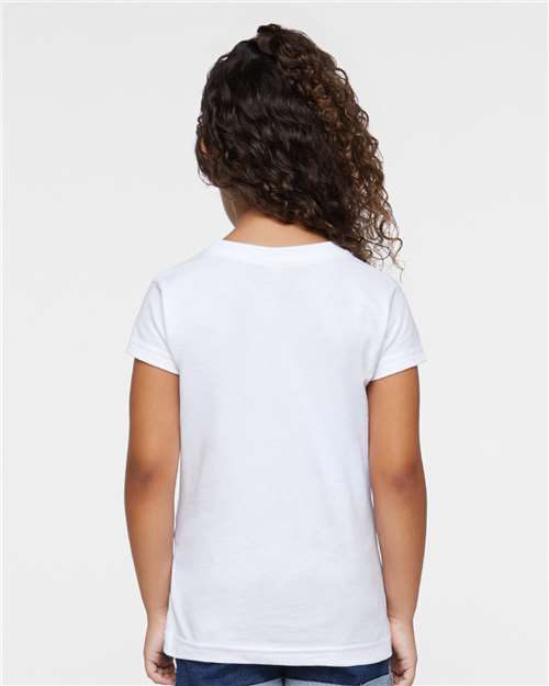 White Toddler Girls Fine Jersey Tee - 3316
