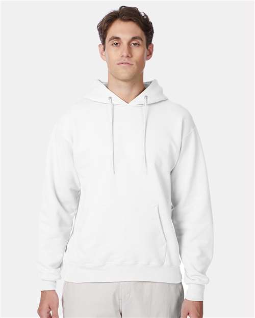 White Ultimate Cotton® Hooded Sweatshirt - F170