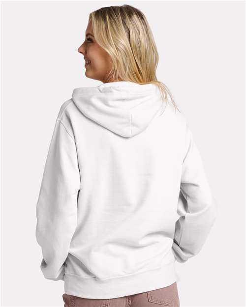 White Ultimate CVC Hooded Sweatshirt - IC49MR