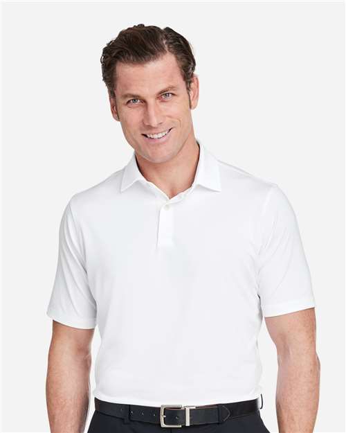 White USA Made Tournament Solid Tech Polo - F31534