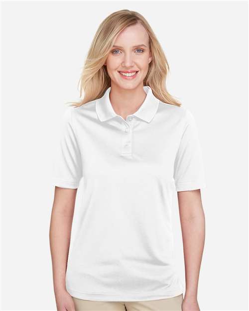 White Women's Advantage Snag Protection Plus Polo - M348W