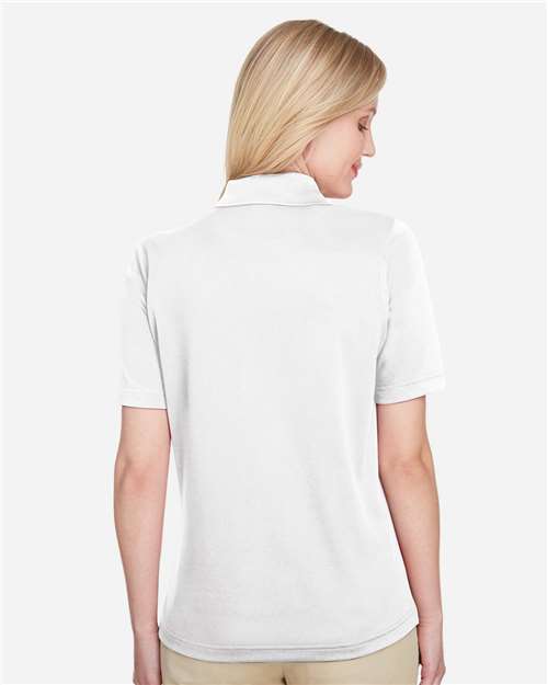 White Women's Advantage Snag Protection Plus Polo - M348W