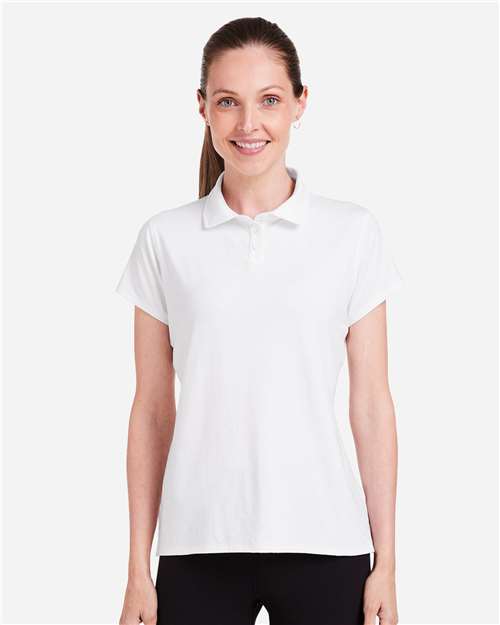 White Women's Air Lightweight Polo - TW938