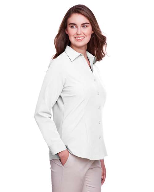 White Women's Bradley Performance Woven Shirt - UC500W