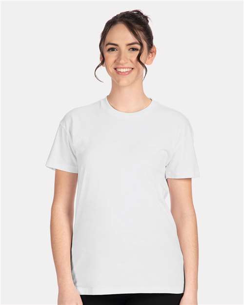White Women's Cotton Relaxed T-Shirt - 3910