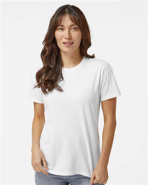 White Women's CVC Relaxed T-Shirt - 6600