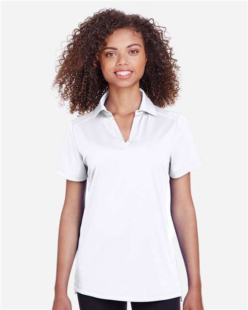 White Women's Freestyle Polo - S16519