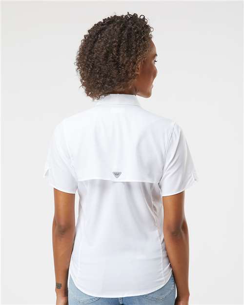 White Women's PFG Tamiami™ II Short Sleeve Shirt - 212466