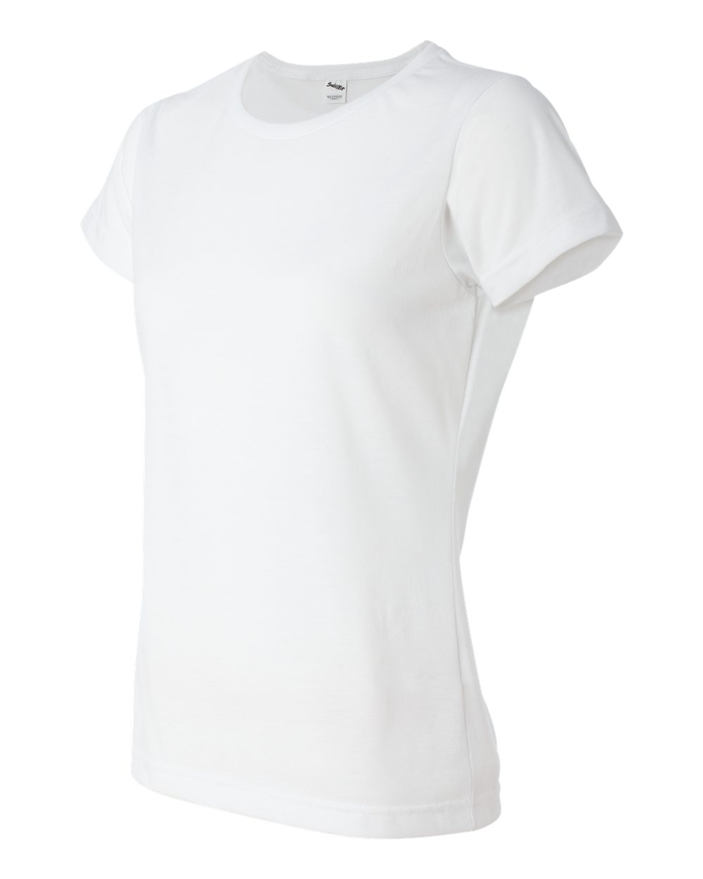 White Women's Polyester Sublimation Tee - 1510