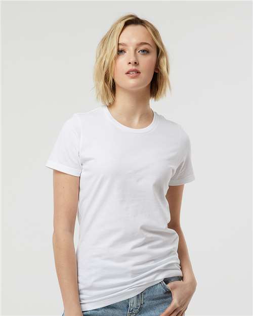 White Women's Premium Cotton T-Shirt - 516