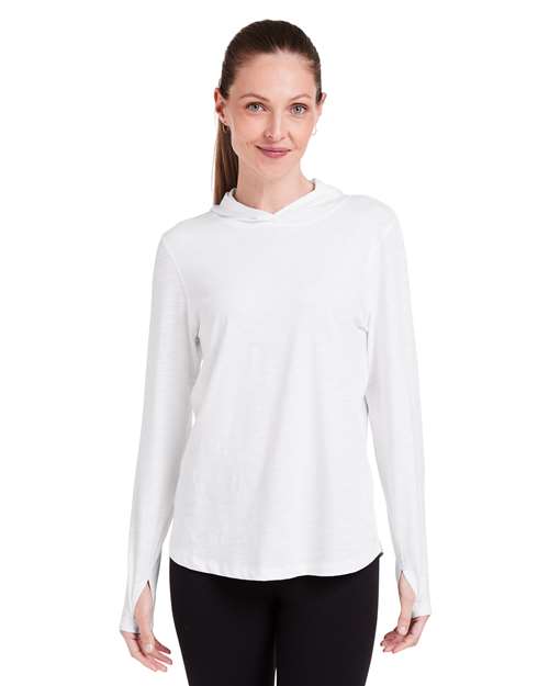 White Women's Recess Hooded Pullover - TW850S