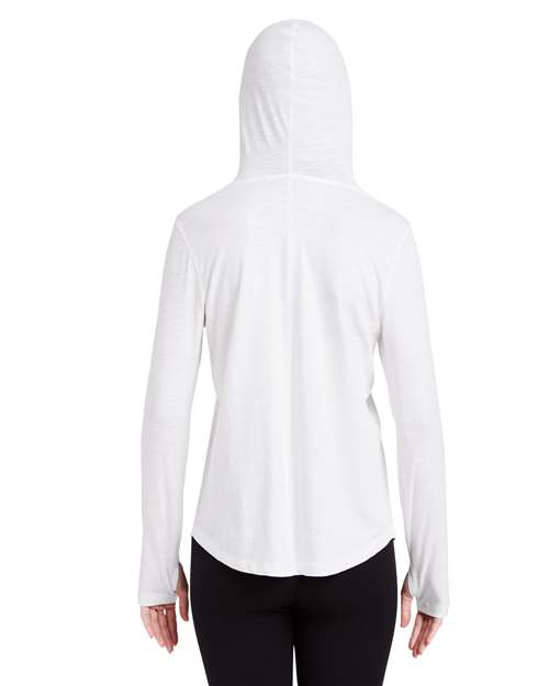 White Women's Recess Hooded Pullover - TW850S