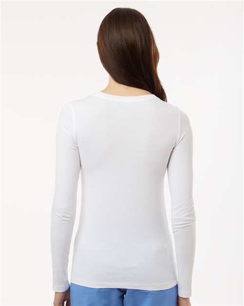 White Women's RegenX Cotton Underscrub Long Sleeve T-Shirt - W30002U