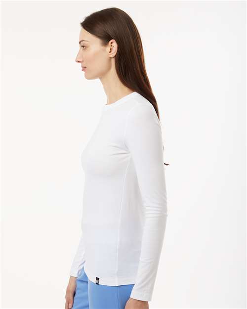 White Women's RegenX Cotton Underscrub Long Sleeve T-Shirt - W30002U