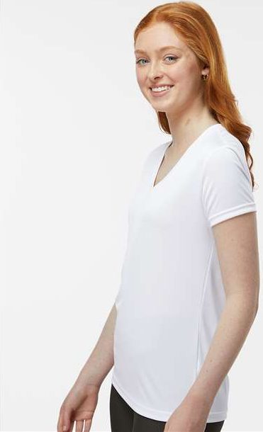 White Women's Vera V-Neck T-Shirt - 203