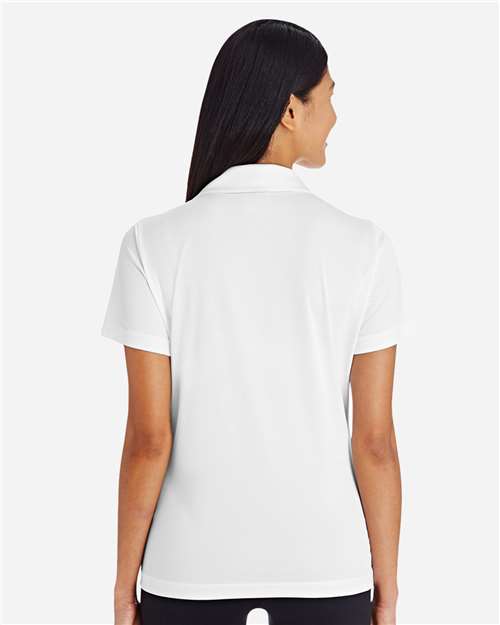 White Women's Zone Performance Polo - TT51W