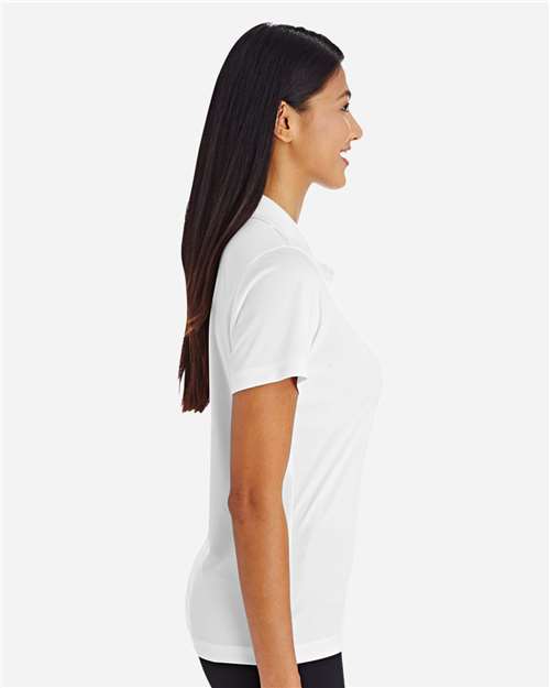 White Women's Zone Performance Polo - TT51W