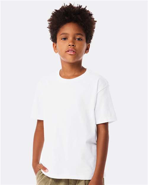 White Youth 6oz. Heavyweight Tee - 3010Y