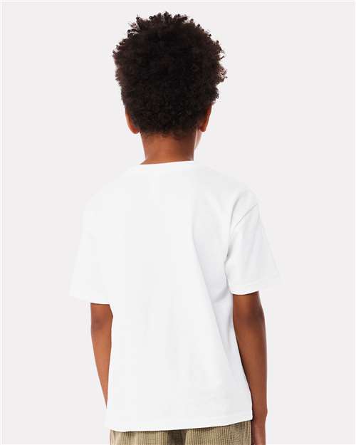 White Youth 6oz. Heavyweight Tee - 3010Y