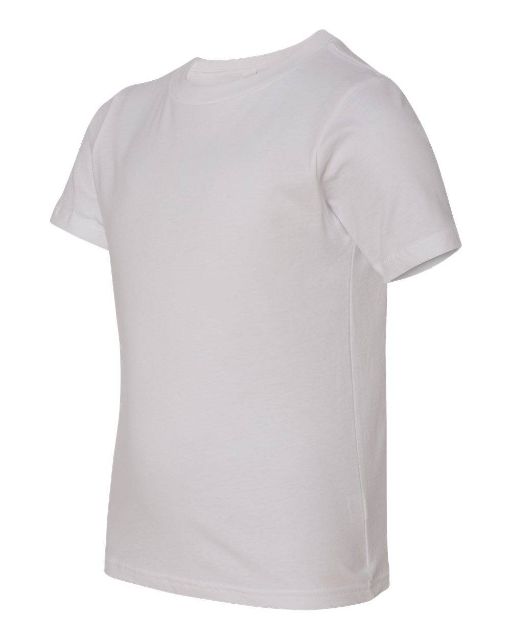 White Youth Cotton T-Shirt - 3310