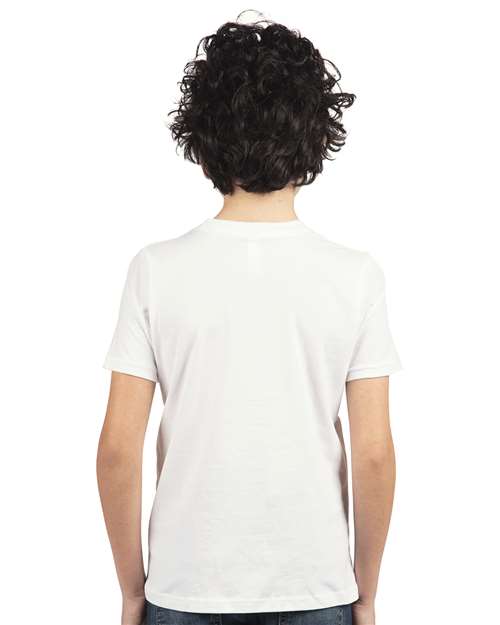 White Youth Cotton T-Shirt - 3310