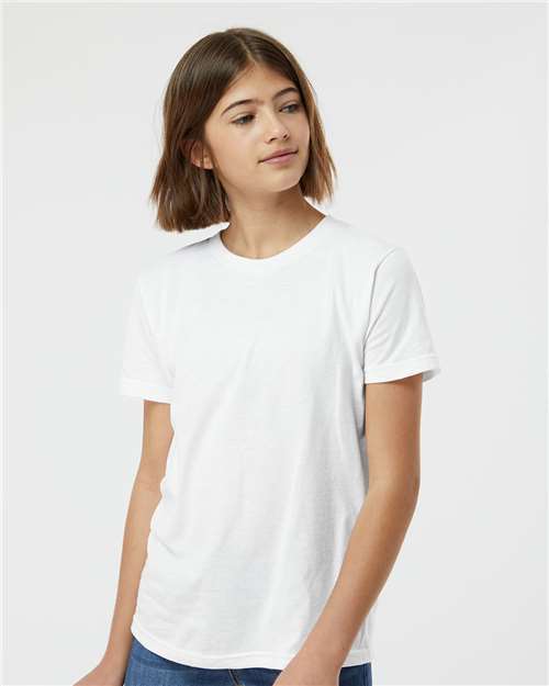 White Youth Fine Jersey T-Shirt - 235