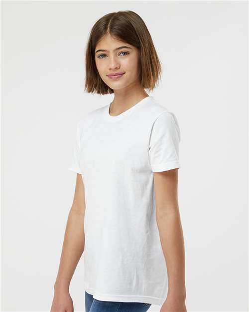 White Youth Fine Jersey T-Shirt - 235