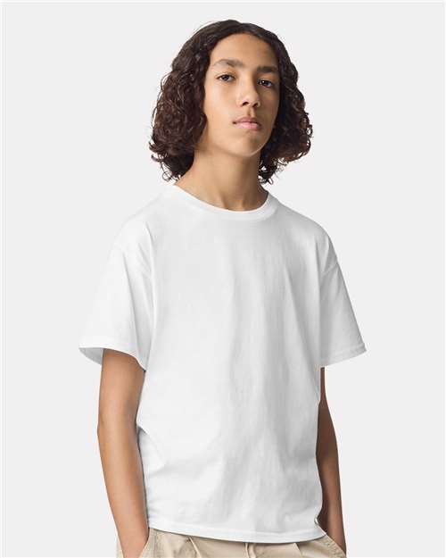 White Youth Fine Jersey Tee - 2001Y