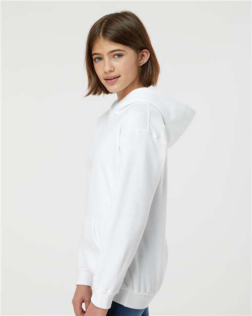 White Youth Hooded Sweatshirt - 320Y