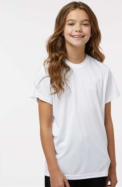 White Youth Islander Performance T-Shirt - 208Y