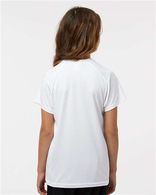 White Youth Islander Performance T-Shirt - 208Y
